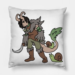 Tiefling Druid Pillow