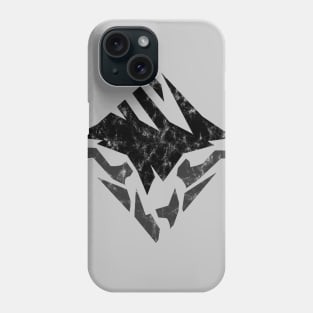 Dauntless Black Distressed Emblem Logo Phone Case