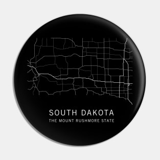 South Dakota State Road Map Pin