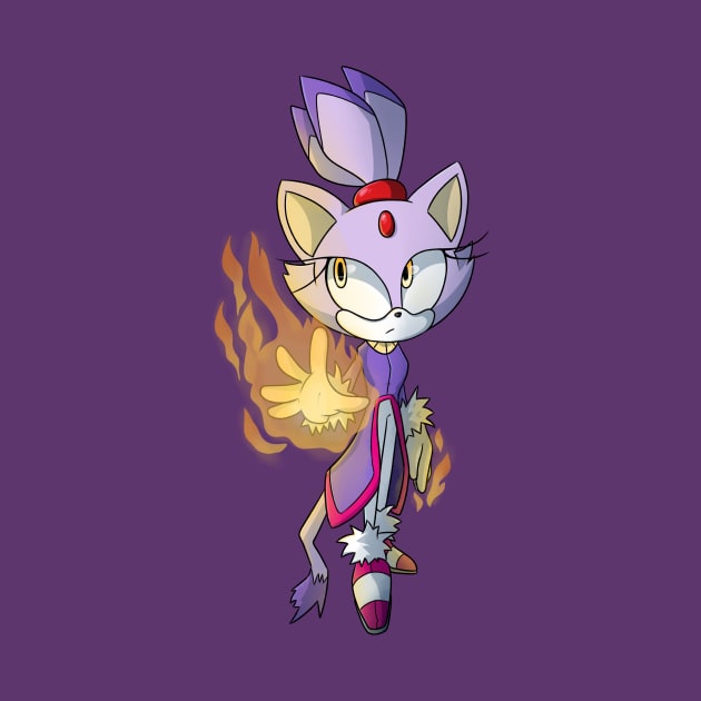 Blaze the Cat by SpookytheKitty2001