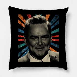 Norm Macdonald vm sketc vintage Pillow