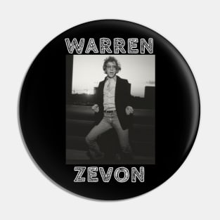 Warren Zevon Pin