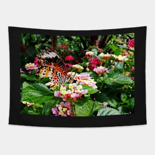 Torn Common Lacewing Butterfly (Cethosa biblis) Tapestry