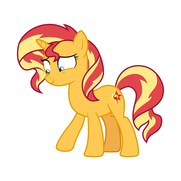 Mirror Magic Sunset Shimmer pony 3 by CloudyGlow