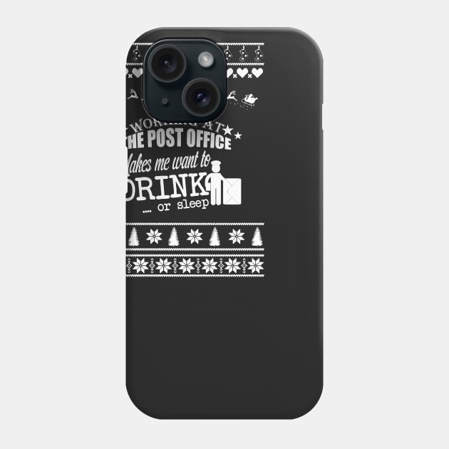 Merry Christmas Post Office Phone Case by bryanwilly