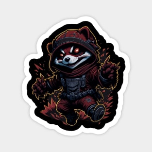 Red Panda Ninja_010 Magnet