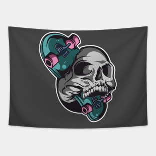 Skate and Skull Tapestry