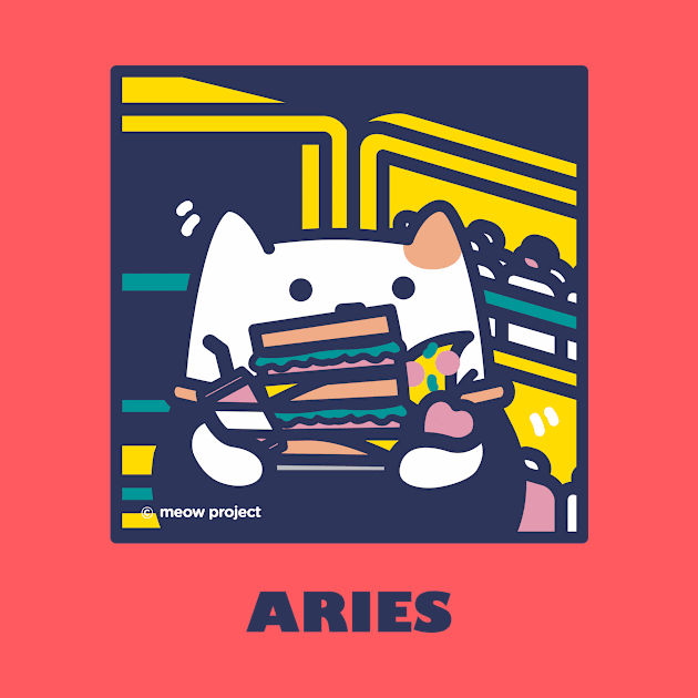 Quarantine Cat Zodiac Signs: Aries cat by meowproject