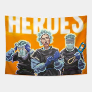 Heroes - Design 2 Tapestry