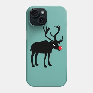 Angry Animals: Rudolph the red nosed Reindeer Phone Case