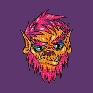 Retro style wolf man werewolf T-Shirt