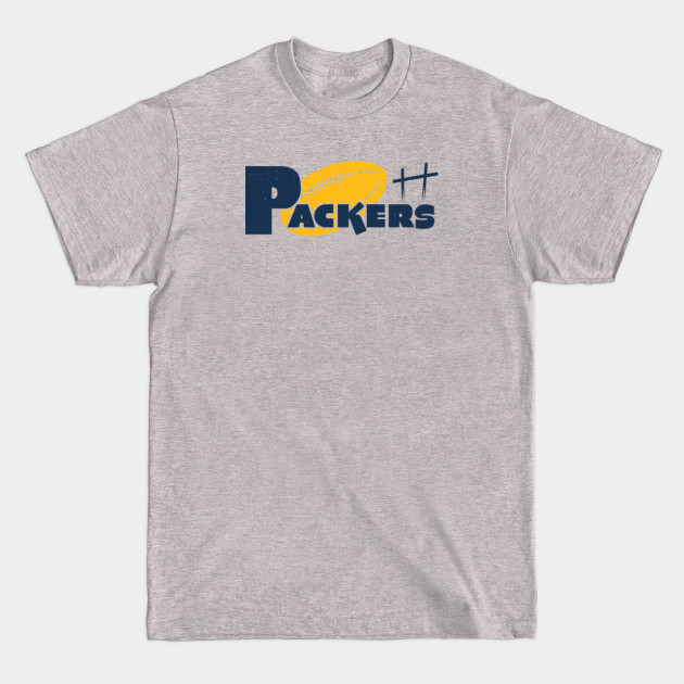 Disover 1950's Packers Logo (Alternate Blue) - Green Bay Packers - T-Shirt