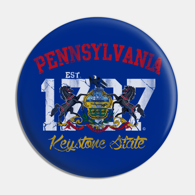 Vintage Pennsylvania Keystone State Pennsylvania Pin Teepublic Au
