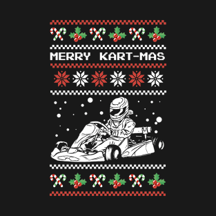 Merry Kart-Mas Gokart Ugly Karting Christmas T-Shirt