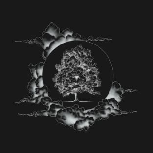 Tree of Life Floating in a Sea of Clouds T-Shirt