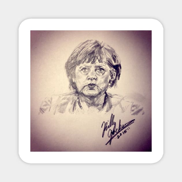 Angela Merkel Magnet by billyhjackson86