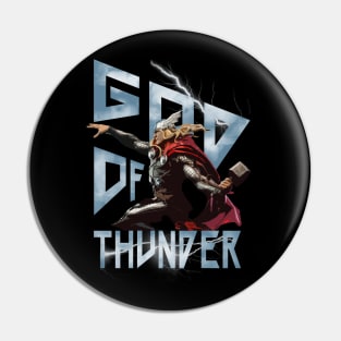 God of Thunder Pin