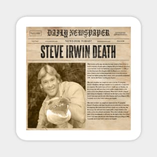 Steve Irwin Montage Magnet