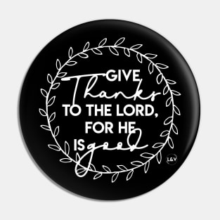 Give Thanks Pin