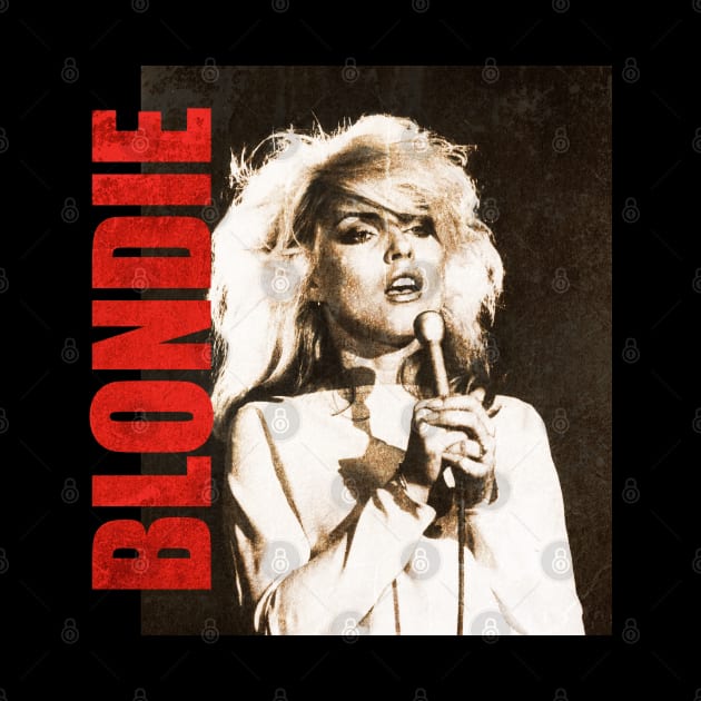 TEXTURE ART- Blondie - Retro Aesthetic Fan Art 1 by ZiziVintage