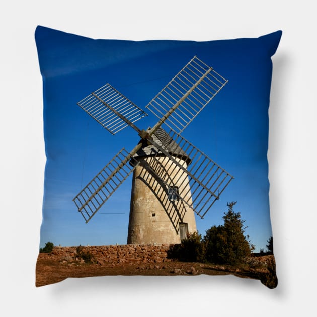 Windmill Pillow by Wolf Art / Swiss Artwork Photography