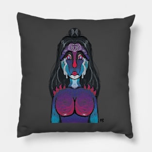 Ombre Lady :: Human or Human-Like Characters Pillow