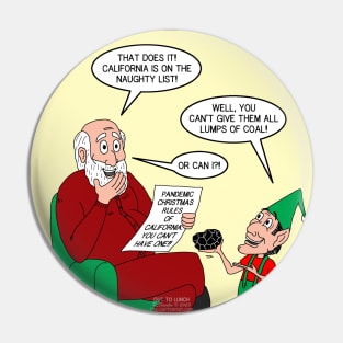 California Gets on the Naughty List Pin