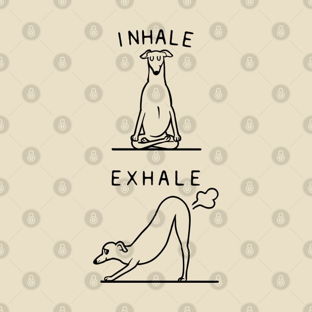 Inhale Exhale Greyhound by huebucket