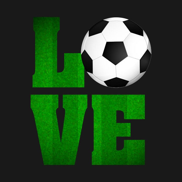 I Love Soccer Shirt Cool Soccer Player by timski