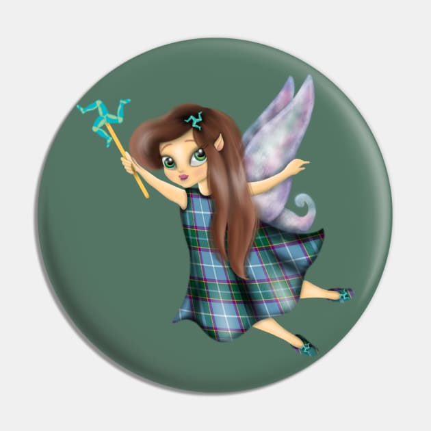 Manx fairy Pin by Manxcraft