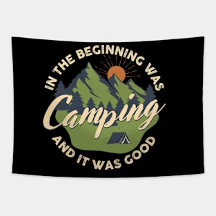 Mountains Hiking Lover Camping Adventure Tapestry