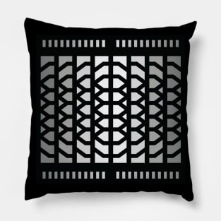 “Dimensional Energy” - V.1 Grey - (Geometric Art) (Dimensions) - Doc Labs Pillow