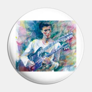 JOHN MCLAUGHLIN watercolor portrait .1 Pin