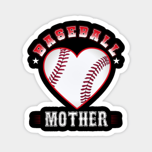 Mother Baseball Team Family Matching Gifts Funny Sports Lover Player Magnet