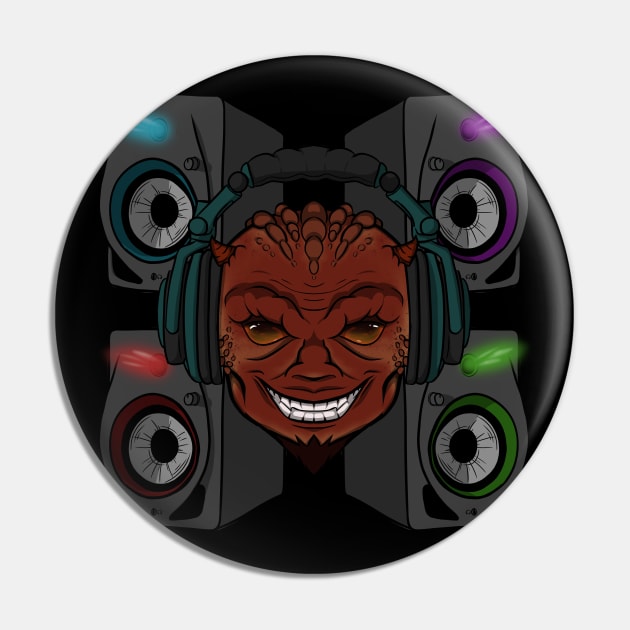 Devil's Deejay (no caption) Pin by RampArt