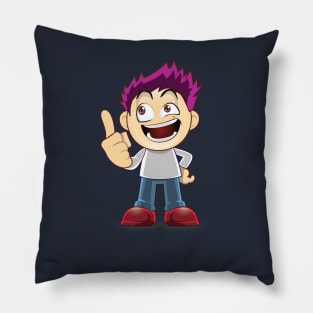 happy boy - classic T-shirt for Kids Pillow