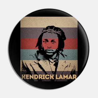 kendrick lamar retro Pin