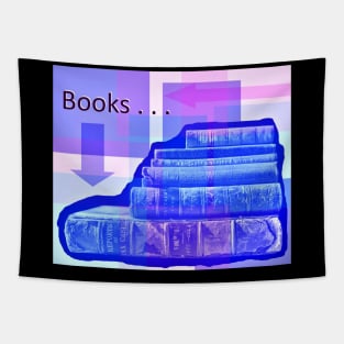 Book Life in Blue Tapestry