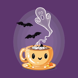 Haunted Halloween Hot Chocolate T-Shirt