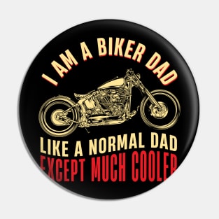 BIKER DAD Pin