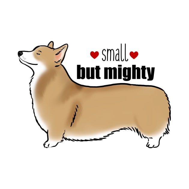 Red Corgi, Small but Mighty by sockdogs