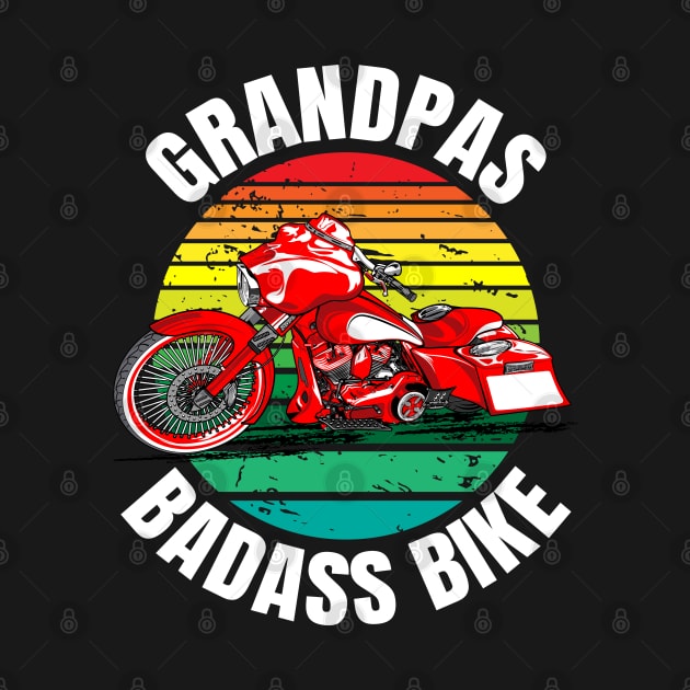 Grandpas badass bike, bagger, coolest grandpas, biker grandpas by Lekrock Shop