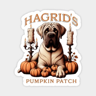 Hagrid's Pumpkin Vintage Mastiff Dog Fang Magnet