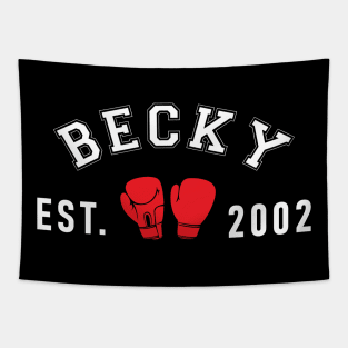 Becky est 2002 - in White Tapestry