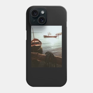 Boats at Sunset Phone Case