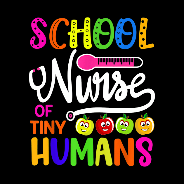 School Nurse Of Tiny Humans Teacher Back To School by Sharilyn Bars