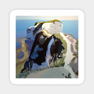 White Cliff Path Magnet