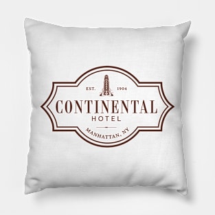 The Continental Hotel Est 1904 Pillow