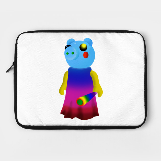 Piggy Roblox Piggy Rainbow Piggy Laptop Case Teepublic - i want a hippopotamus for christmas roblox