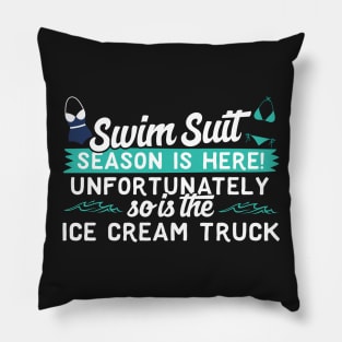 Swim Suit Season is Here and so is the Ice Cream Truck Pillow